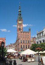 Het oude stadhuis van Gdansk